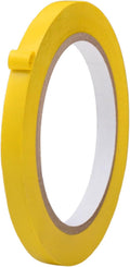 MAT Vinyl Marking Tape Yellow - 3/8 inch x 36 yds. for Safety Floor Marking (School Gym, Restaurants, Warehouse), Dance Floor Splicing, Pinstriping Cars & Boats