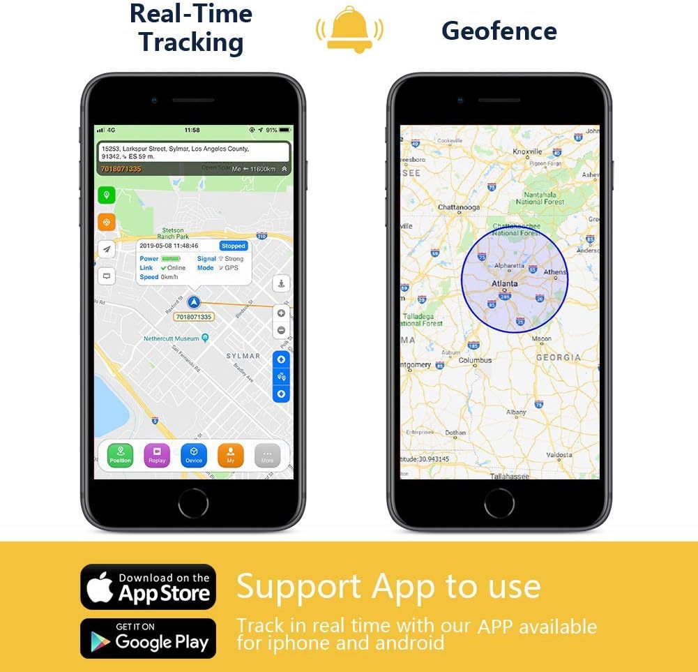 SinoTrack 4g GPS Vehicle Device Tracker, Real-Time OBD Car GPS Tracking Locator, Mini OBD II Vehicle Tracker for Car, Taxi and Truck, Tracking System No Subscription