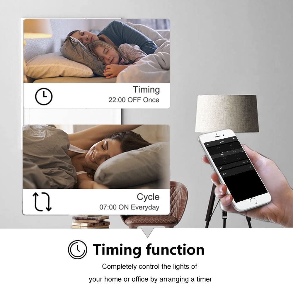 Ewelink WiFi Wireless Smart Relay Module USB 5v 1 Channel Inching Selflock 7V-48V Remote ON Off Power Switch for Access Control, Garage Door,Home Automation, Compatible with Alexa Google Home
