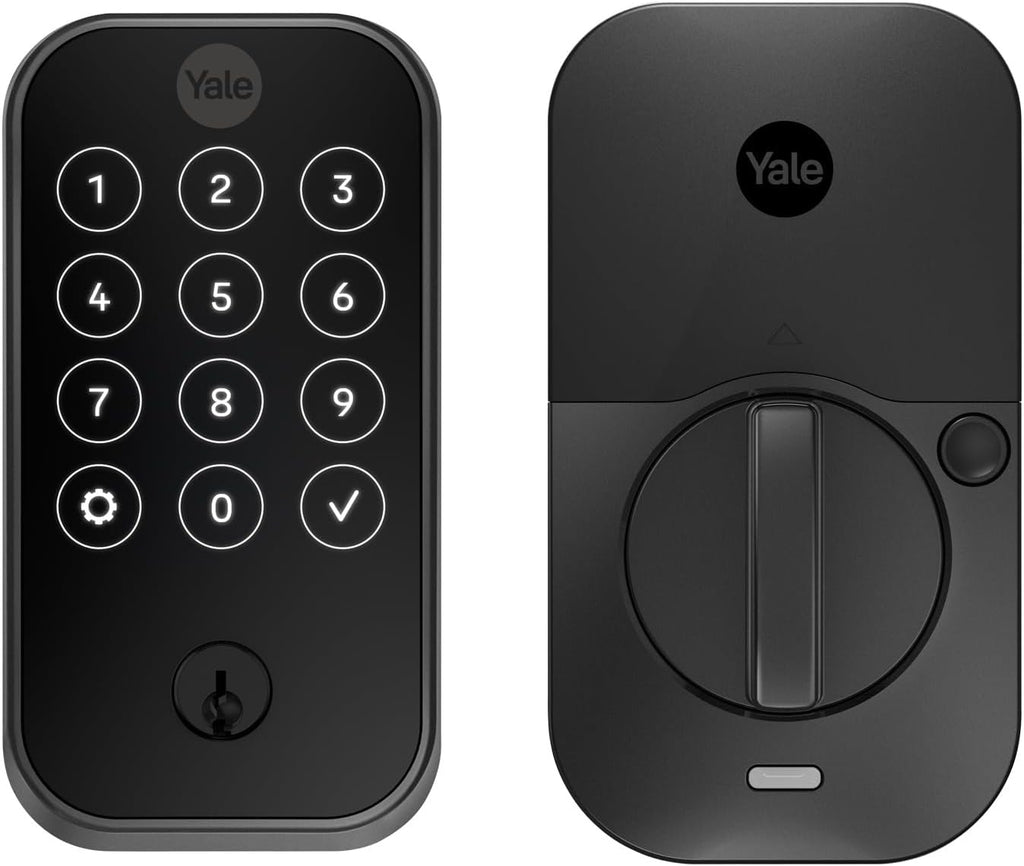 Yale Assure Lock 2 – Black Smart Lock for Front Door with Keypad and Adjustable Entry Codes (No Wi-Fi) and Deadbolt – Secure Keyless Entry Door Lock, YRD420-BLE-BSP