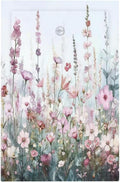 Pink Floral Watercolor Botanical Wildflowers Light Switch Cover Plate 1 Gang No Device Blank Electrical Wall Plates Faceplate Decorative Switch Plate For Bed Room Living Room Decor