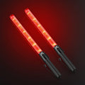 RoadHero 2 Pack Traffic Wand, 21 Inch Led Traffic Control Wands with 2 Flashing Modes, Safety Light Baton with Side Clip for Airport, Parking, Car Directing