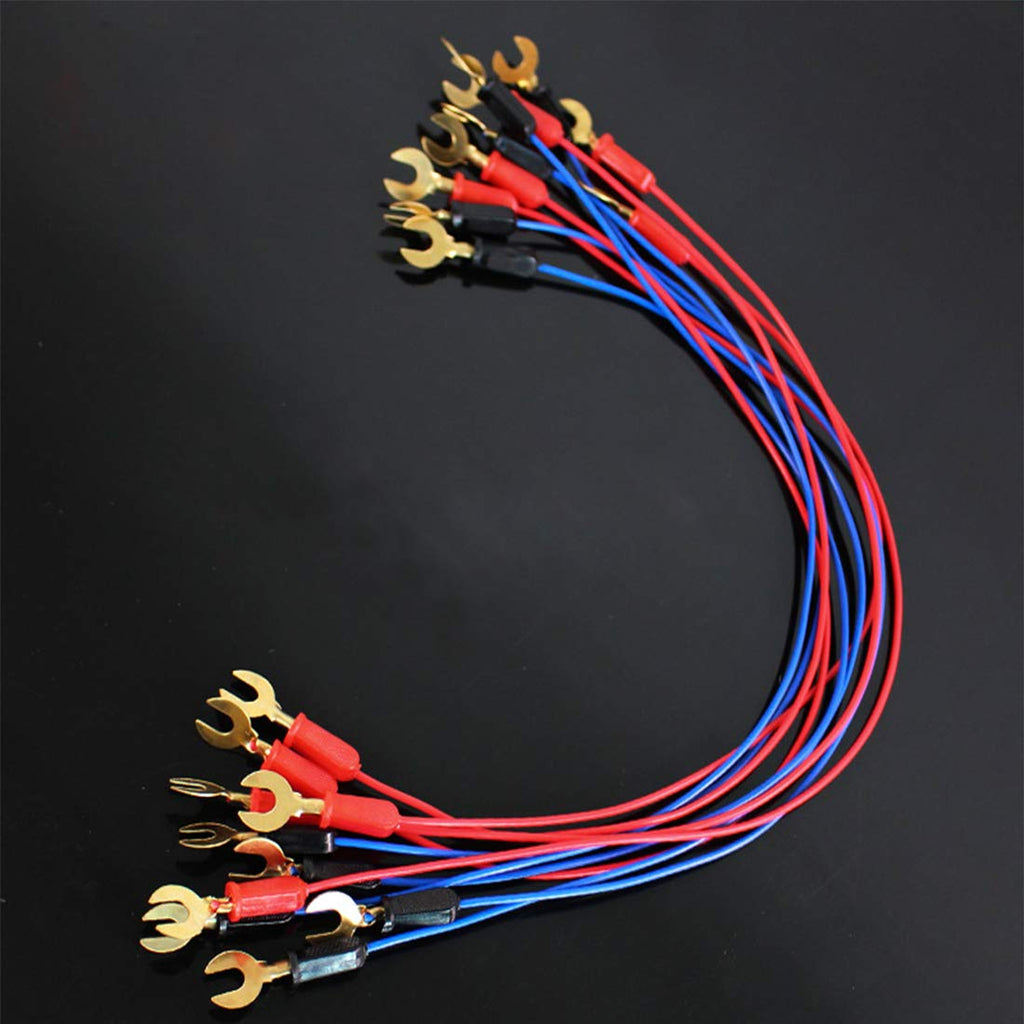 20pcs Circuit Wire connectors:Science Wire Used for Battery Holder/Knife Switch/Bulb Holder Electricity Connection,Great for Demos Teaching Basic Principles of Electricity