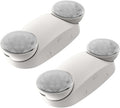 2 Pack White LED Emergency Lights with Battery Backup, Two Head Adjustable Emergency Lighting Fixtures-Fireproof Materials-Emergency Lighting Fixture/Emergency Light Home.