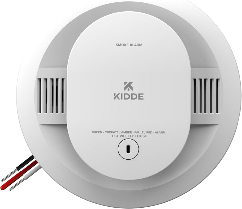 Kidde, 20SAR, Hardwired Smoke Detector, AA Battery Backup, Interconnectable, LED Warning Light Indicators