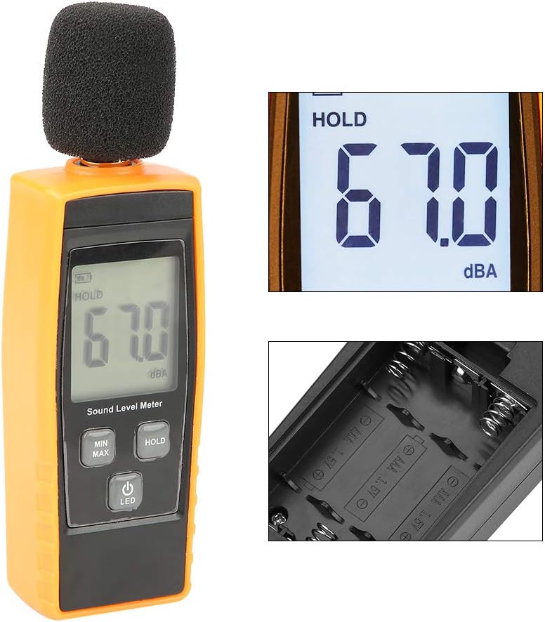 Decibel Meter LCD Digital Sound Level Meter DB Meter Environmental Noise Tester