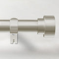 Time Forest Curtain Rods for Windows 28 to 48, 1 Inch Adjustable Heavy Duty Curtain Rod with Simple End Caps, Outdoor Window Drapery Rods for Patio, Size 32"-60", Brushed Nickel