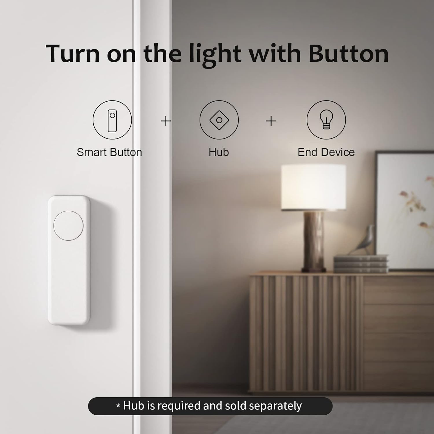 THIRDREALITY ZigBee Smart Button 2 Pack, 3-Way Remote Control, Require Zigbee hub, Work with SmartThings, Aeotec, Hubitat, Home Assistant, Third Reality Hub, Battery Included.