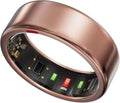 Smart Ring for Women Men- Sleep/Fitness/Stress/Heart Rate Tracker- Menstrual Records - 7 Days Battery Life - Wireless Charging - No APP Subscription - iOS & Android Compatible(Rosegold,Size 10)