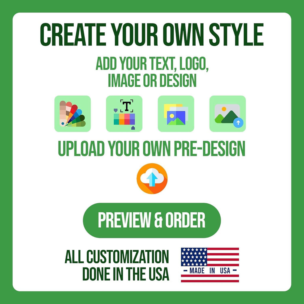 Custom Car Flag by BCB Print - Personalized Flag with Your Photo, Text or Logo – Durable, Fade-Resistant, Weatherproof Window Flag for Cars, Parades, Sports & Outdoor Events - 12x17