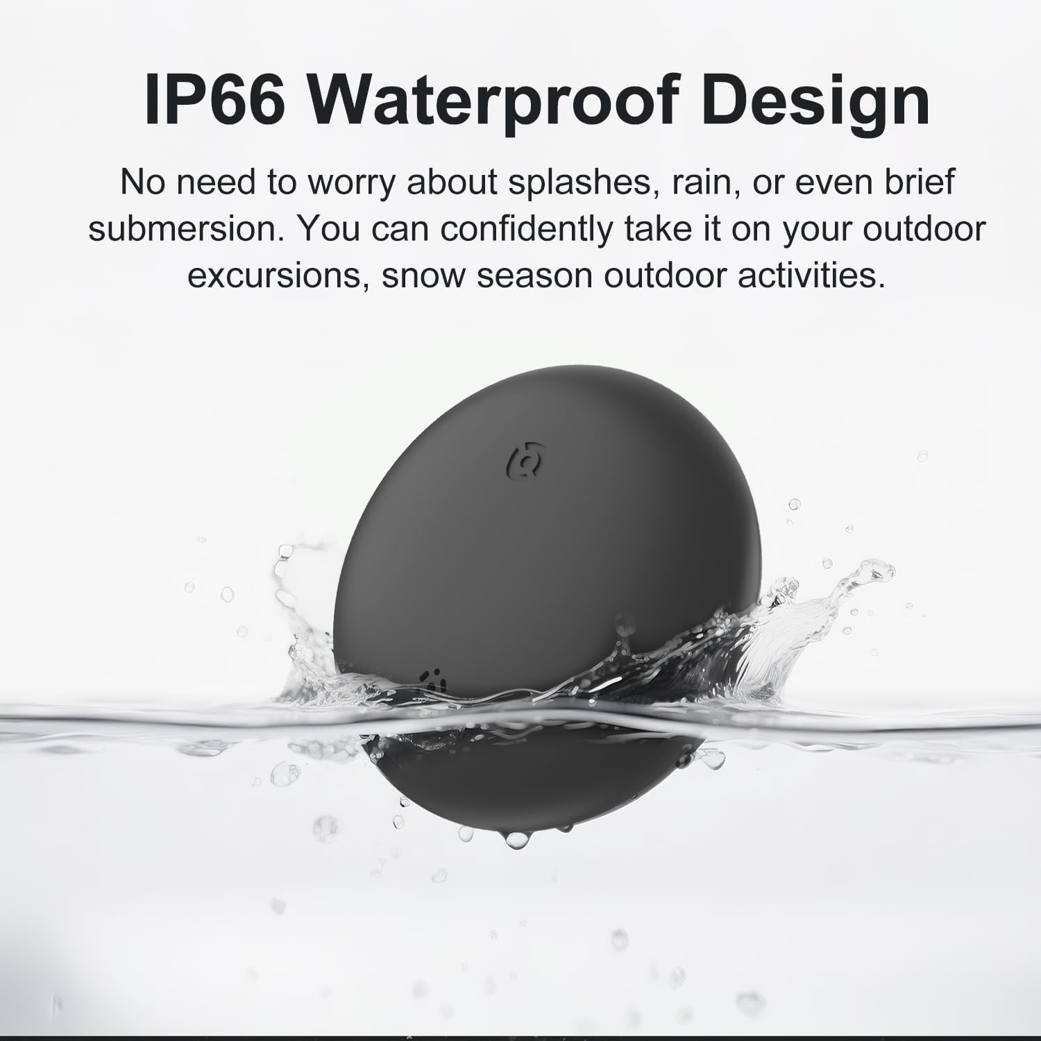 VODESON Google Find My Device Tracker 2025 - IP67 Waterproof Android Key Finder with 350ft Range, 90dB Alarm & 12-Month Battery, 4 Pack for Luggage/Wallets/Bikes (No iOS)