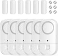 Door Window Alarm Sensors - Door Alarms for Kids Safety, Door Alarms for Home Security, for Home, Office, Store, Garage, Dorm Room, Apartment, RV, White, 6 Pack