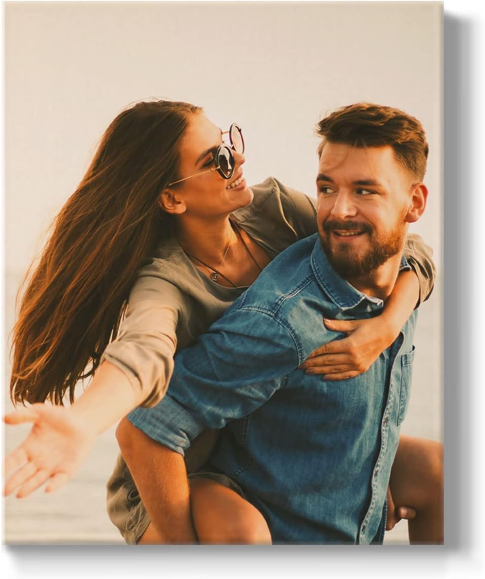 Renditions Gallery 8X10 Custom Photo Prints with Real Wood Picture Frames. Create Personalized Photos with Peel & Stick Photo Frames. Single, Wrapped Canvas