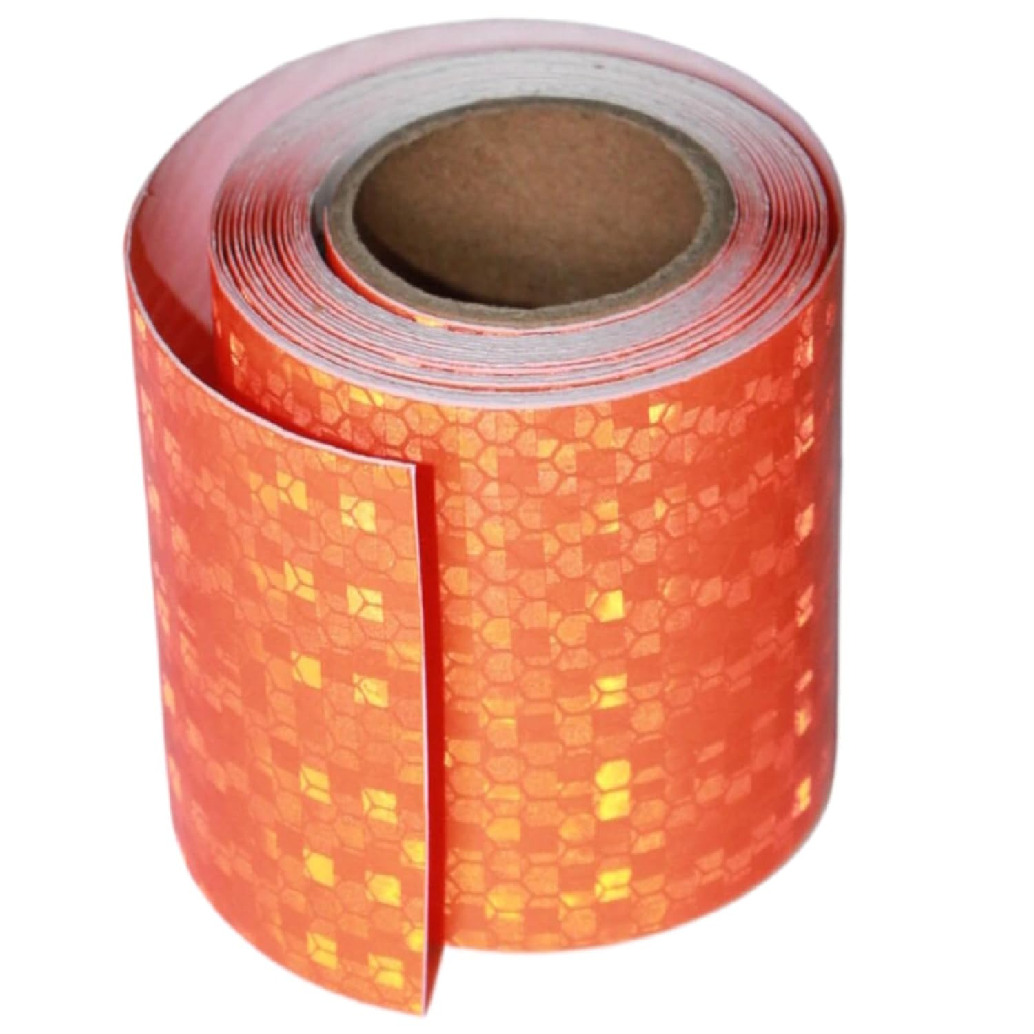 Orange Reflective Tape Outdoor Waterproof 3 inch, High Visibility Industrial Marking Tape, Safety Adhesive Stickers (11 feet)