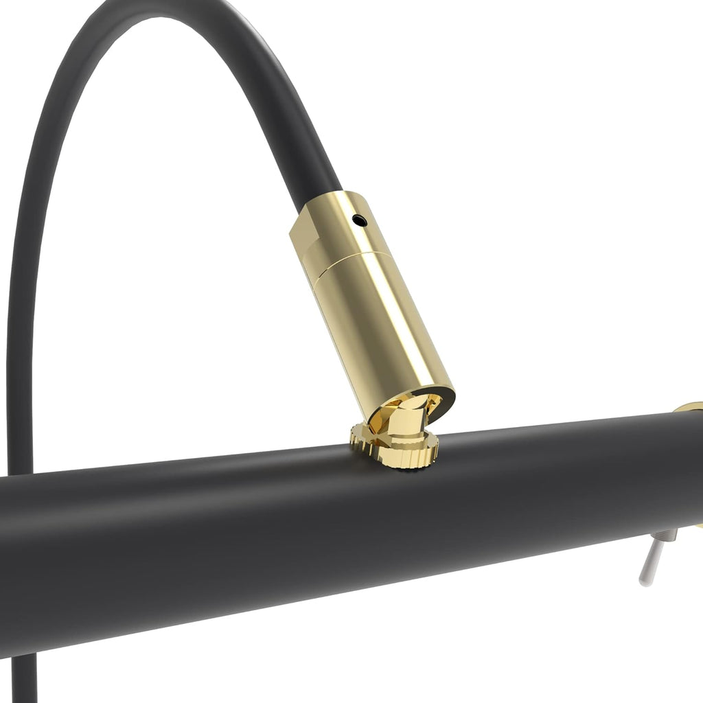 Cocoweb 6 Inch Tru-Slim Oil Rubbed Bronze Picture Light - LED, 2700K, Adjustable Arm, Plug-in, Toggle Switch, Sleek and Compact Design