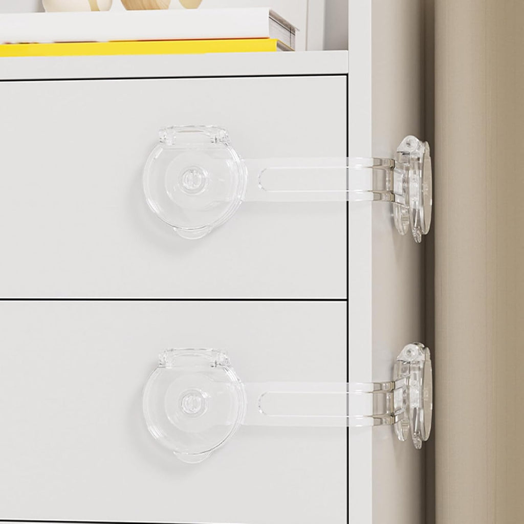 Child Proof Cabinet Latches - Child Proof Cabinet Safe With Safety Lock,Home Security No Drill For Small | For Kitchen Cabinet Drawer And Appliance