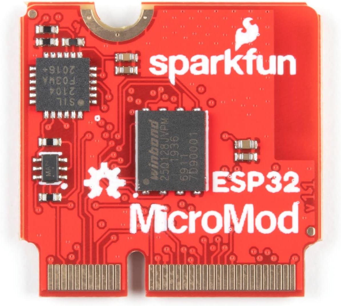 SparkFun MicroMod ESP32 Processor - Modular Interface Ecosystem That Connects ESP32 microcontroller/Processor Board to Various/Carrier Board peripherals