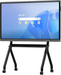 Shiarffe X5 Pro 4K 75 Inch Smart Board with Portable Stand, EDLA-Certified Digital Whiteboard, Touchscreen Interactive Display Built-in Camera for Classroom Office Hybrid Work Home, Android OS