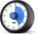 Visual Timer for Kids 60-Minute - Silent Analog Countdown Time Timer with Optional Alarm, Focus Tool for ADHD & Autism, Time Management for Homework, Chores, Office, Kitchen, Teaching & Study Routines