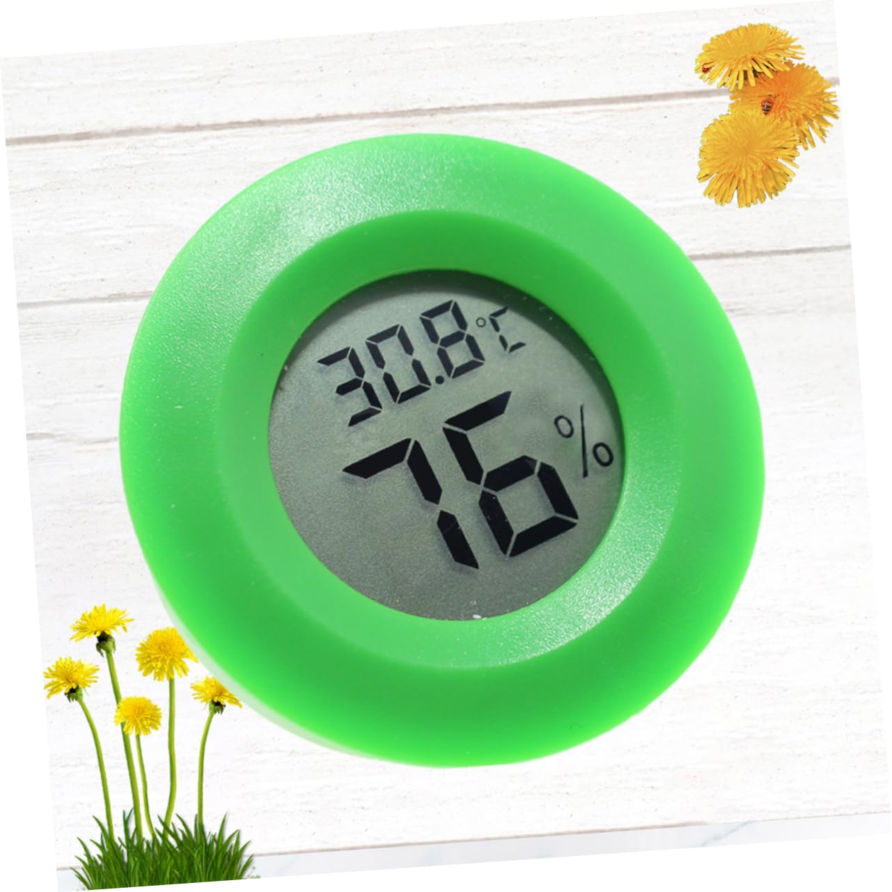 Garneck Digital Thermometer Hygrometer Reptile Enclosure Humidity Sensor Wall Mount Indoor Temperature for Home Office