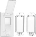 Light Switch Guard Cover 2 Pack Wall Switch Guard Child Proof Rocker Switches Plate Cover Keeps Lights or Switches from Being Accidentally Turned ON or OFF