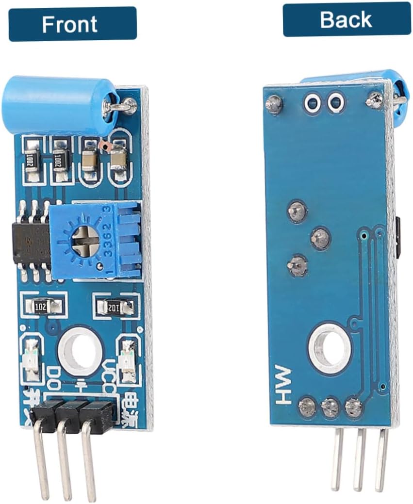 TEHAUX 10pcs Normally Closed Type Sensor Module for Alarm Systems Detection Compatible Microcontrollers for Theft Alarms Earthquake Alerts and Vehicles