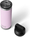 YETI Rambler 18 oz Bottle, Vacuum Insulated, Leakproof, Stainless Steel with Chug Cap, Cherry Blossom