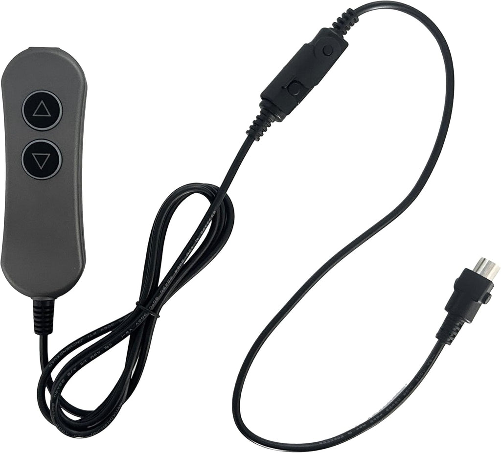 Fruhdi Lift Chairs Power Recliners 2 Button 5 Pin Prong Remote Handset Controller Hand Control with USB and Backlight