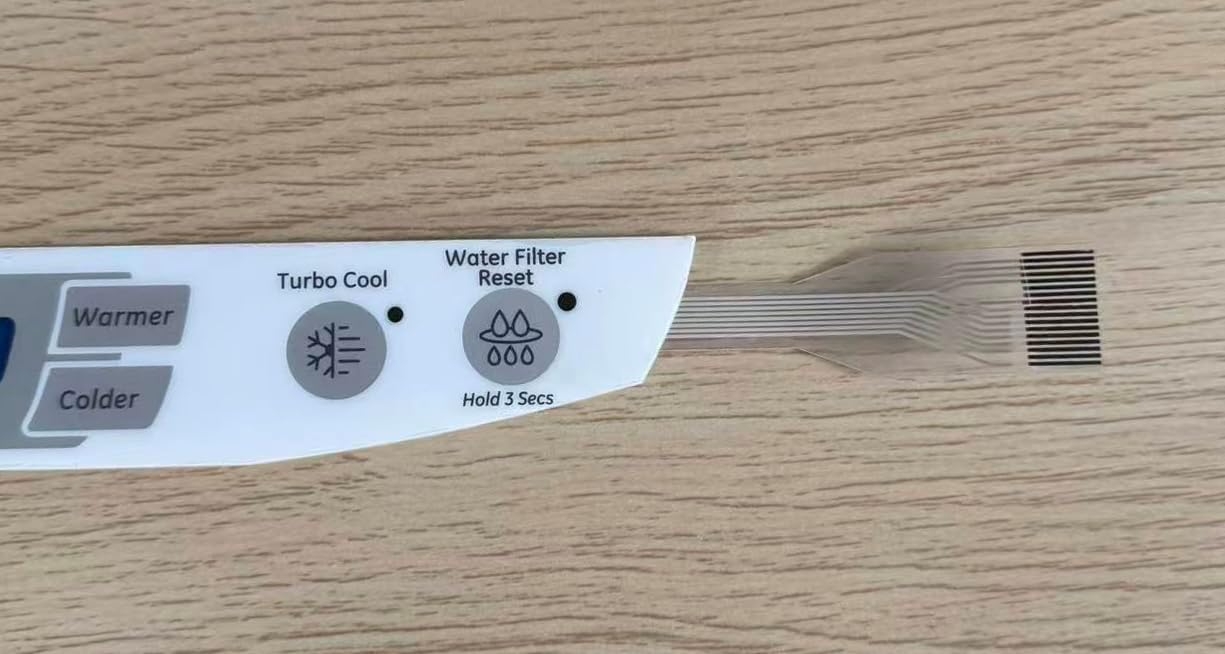 WR55X10689/ WR55X10930 Compatible with GE Refrigerator Control Membrane Switch Replaces AP4334073, 1477866, AH1766241, EA1766241, PS1766241 ﻿