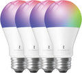 THIRDREALITY Zigbee Smart Color Bulb ZL1 4Pack,Compatible with Home Assistant(ZHA&Z2M), SmartThings,Aeotec,Homey,Hubitat or Echo Devices With Built-in Hub,A19 RGBCW Bulb,2700K-6500K Tunable,800 Lumens