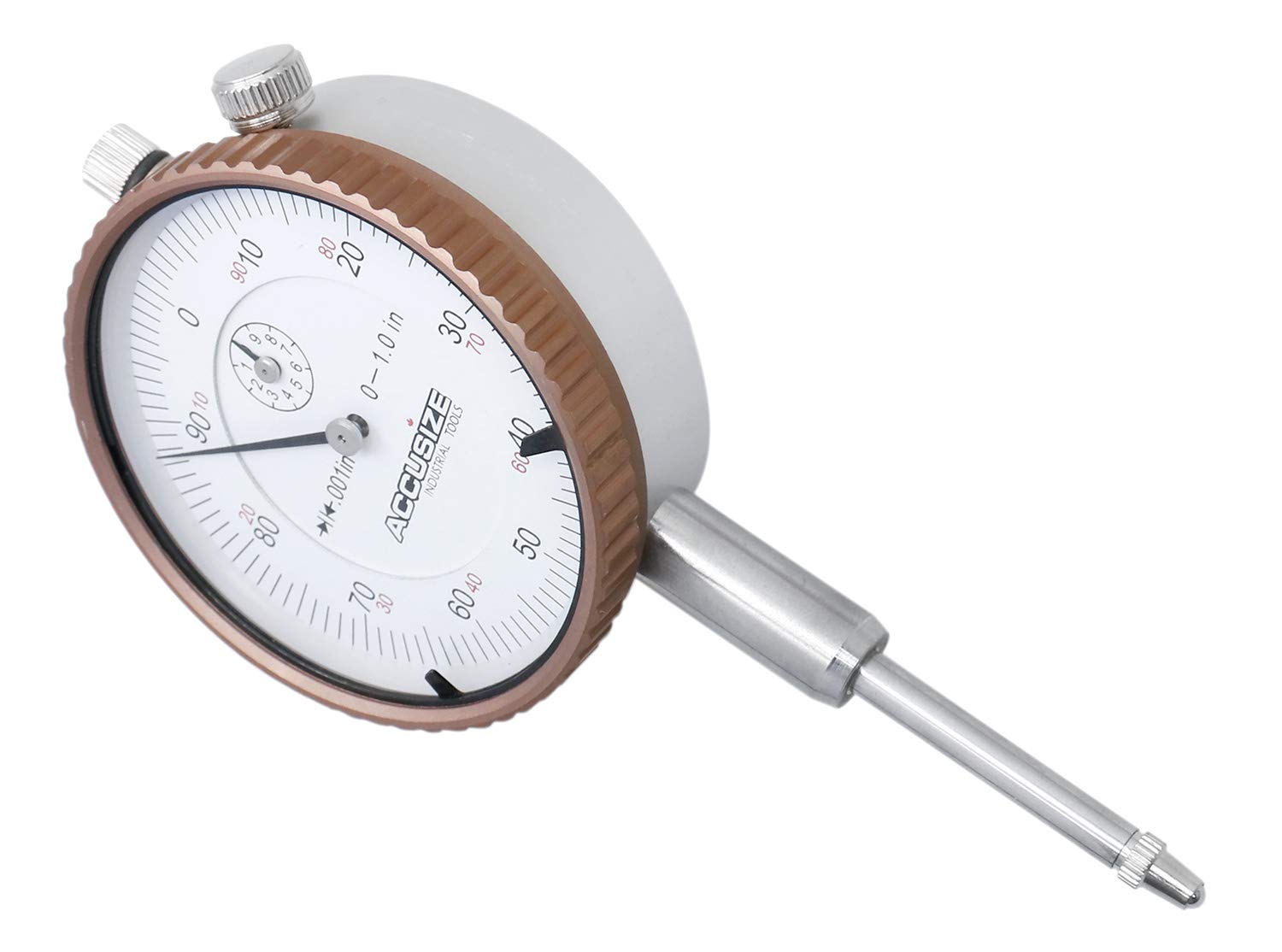 Accusize Industrial Tools 0-1'' by 0.001'' Dial Indicators, P900-S102, 6 Units