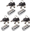 Candy Machine Key, High Security Vending Machine Lock and Key (Keyed Alike), 5-Pack Soda Machinee Locks Pick Tubular Lock Pick for Coke Machine, Pepsi Machine, Snack Machine