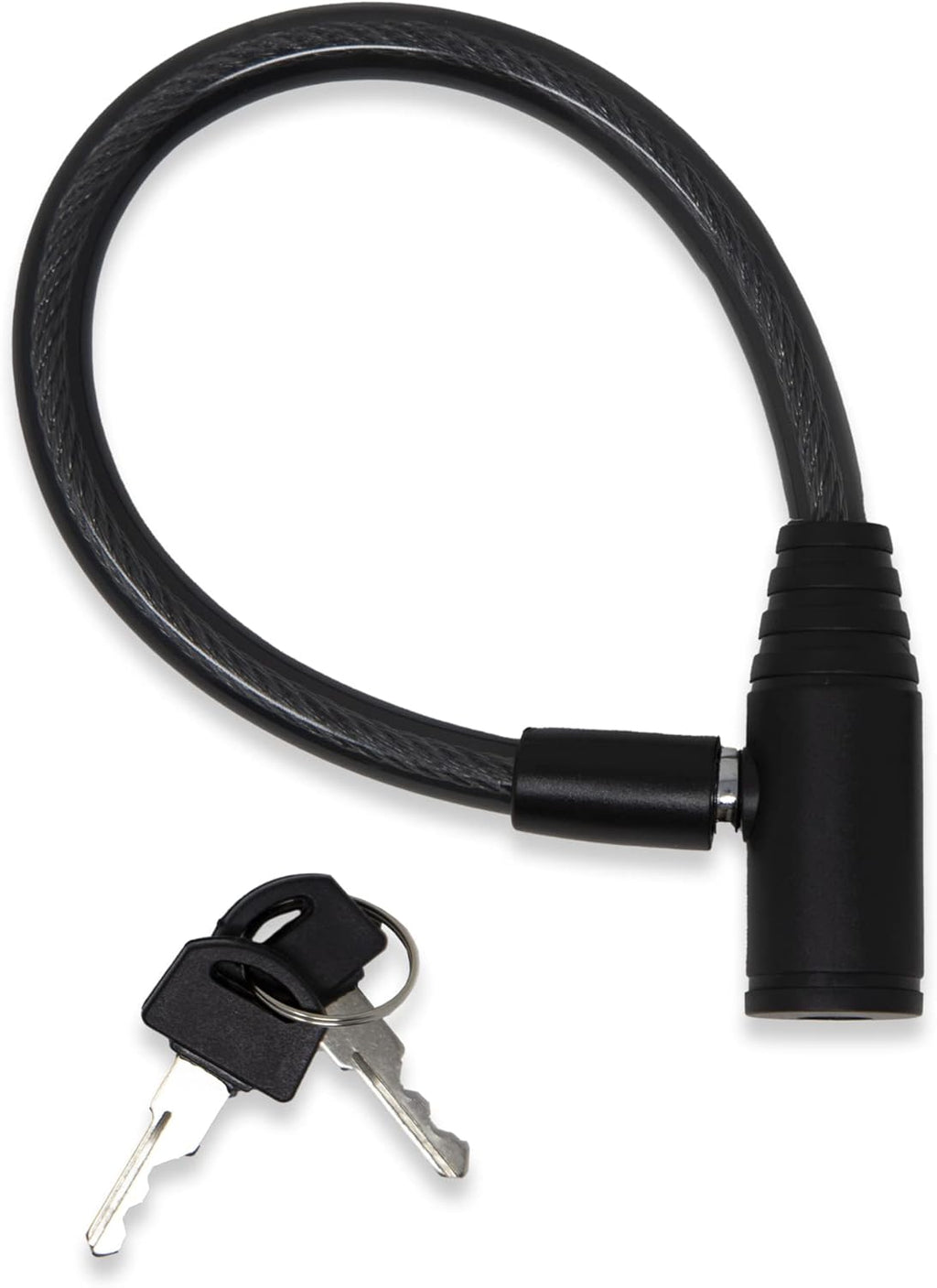 Urban August Child-Proof Refrigerator Lock for Kids & Adults - Lock for French Door Fridge and Cabinet (Small, Black - 2 Pack)