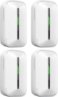 SITERWELL Plug in Carbon Monoxide Detector 10 Year Battery, CO Alarm Detector with Electrochemical Sensor and Sound Warning, AC Powered Portable Carbon Monoxide Detector for Home Office Travel,4-Pack