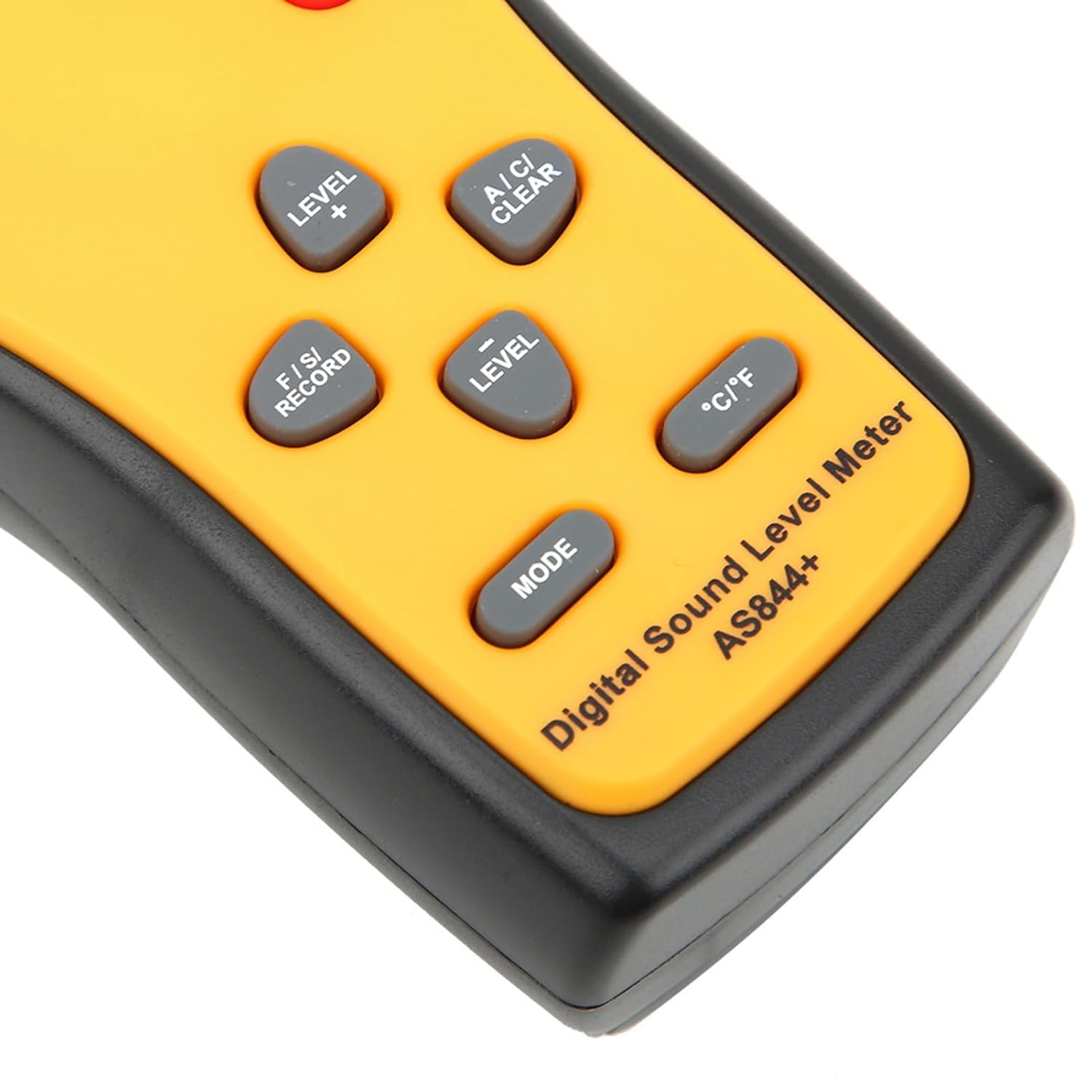 Smart Sensor AS844+ Digital Sound Level Meter Decibel Meter Noise Monitor with Data Storage USB Connection 2.7in LCD Display for Sound Level Temperature Humidity Measurement