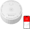 Heiman Smart Carbon Monoxide Detector, Wi-Fi Nano CO Alarm, ETL Listed Real-Time Push Notifications Battery Powered, Test-Reset Button, 2034 Standards, 10-Year Figaro Sensor, Portable for Trave