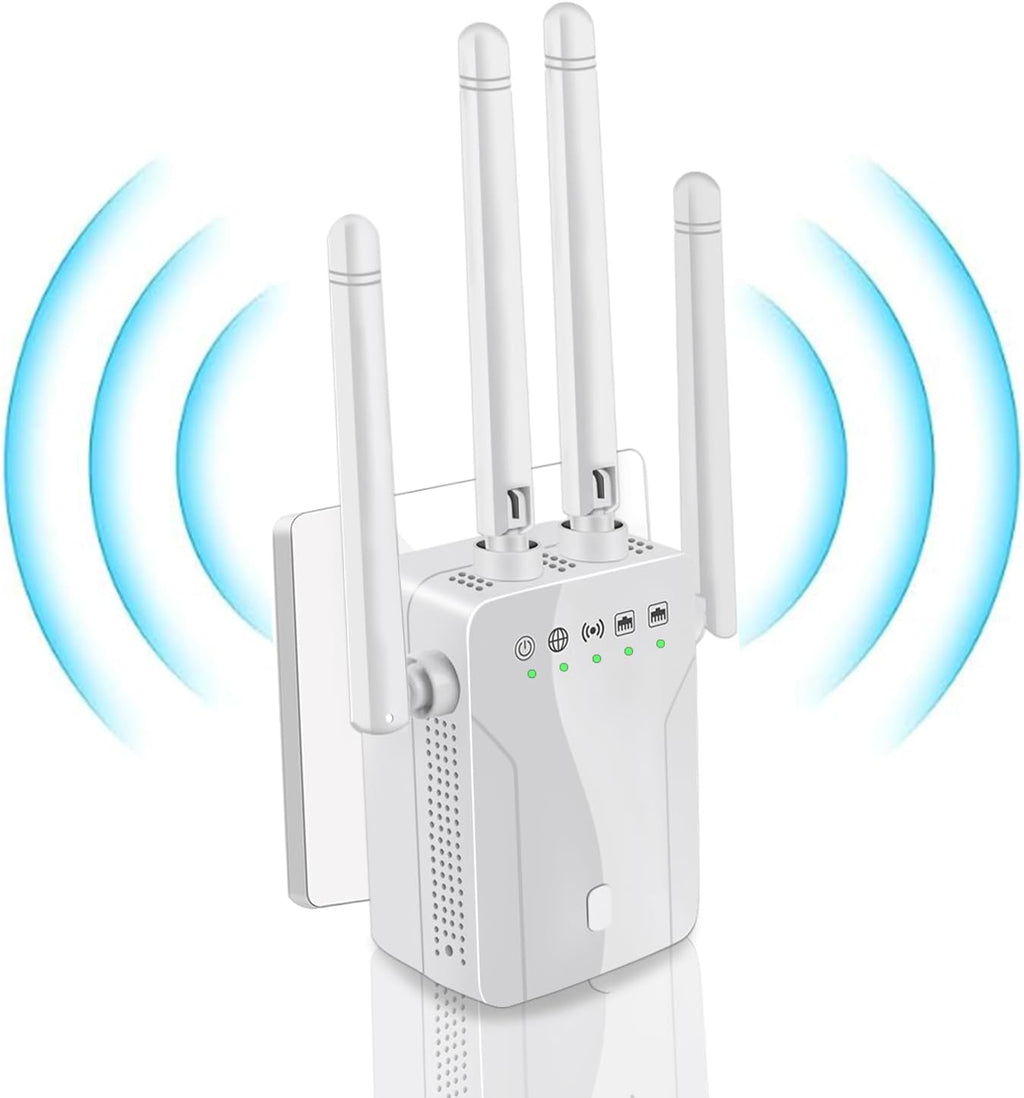 WiFi Extender Signal Booster for Home: Internet Repeater Long Range Covers Up to 45+ Devices and 8470 Sq.ft for Apartment Basement Office House