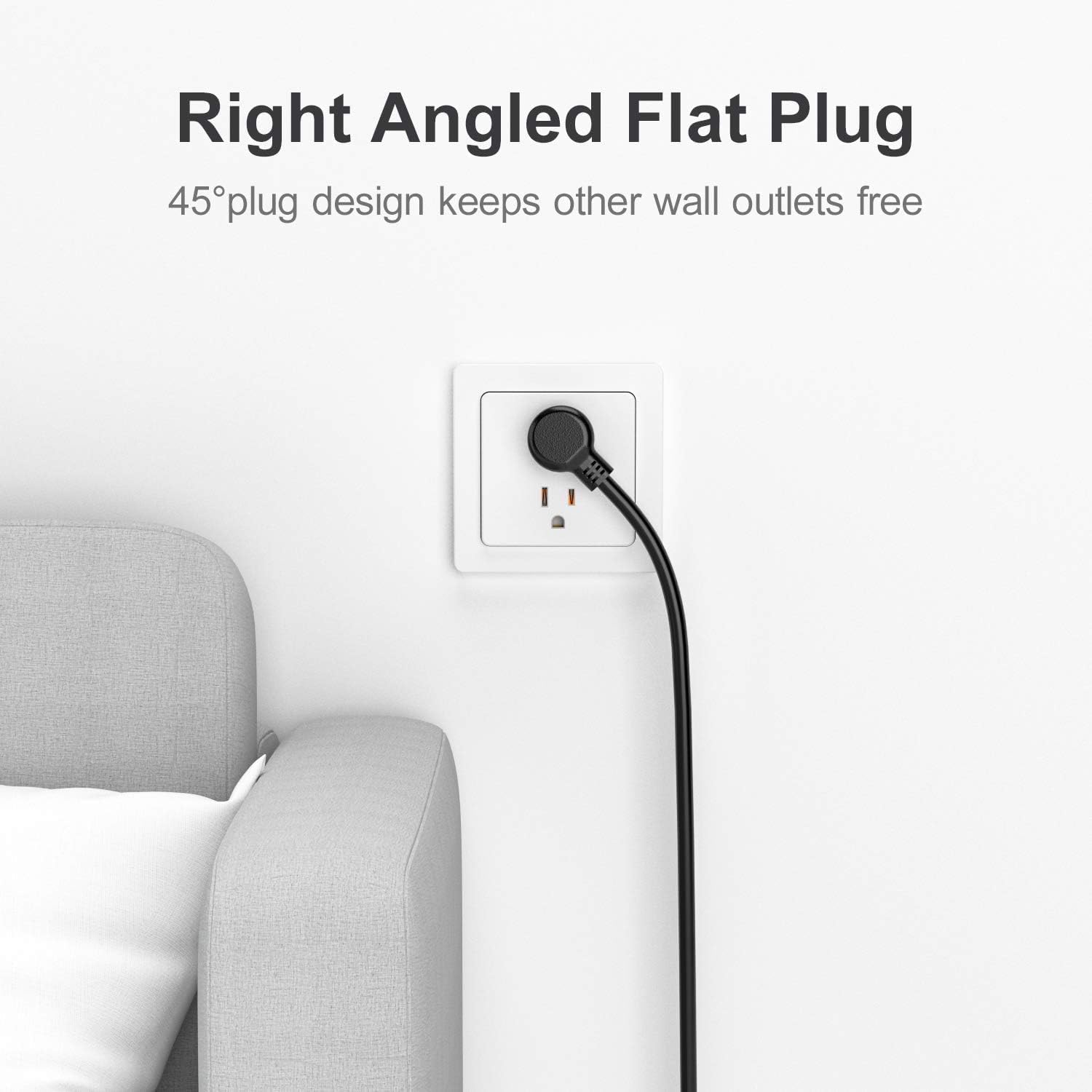 Surge Protector Power Strip - 12 Outlets,3 USB+USB-C 3.4A Ports, 6Ft Extension Cord, 1875W/15A, 4360Joules, Overload Protection - Ideal for Home & Office Use (Black-USBC)