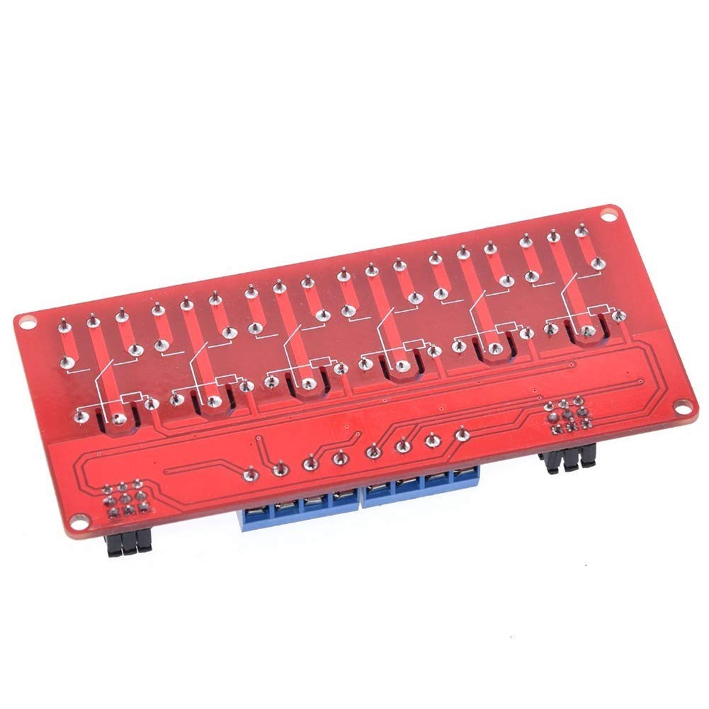 12V Relay 6 Channel Relay Module with Optocoupler High/Low Level Trigger for Arduino