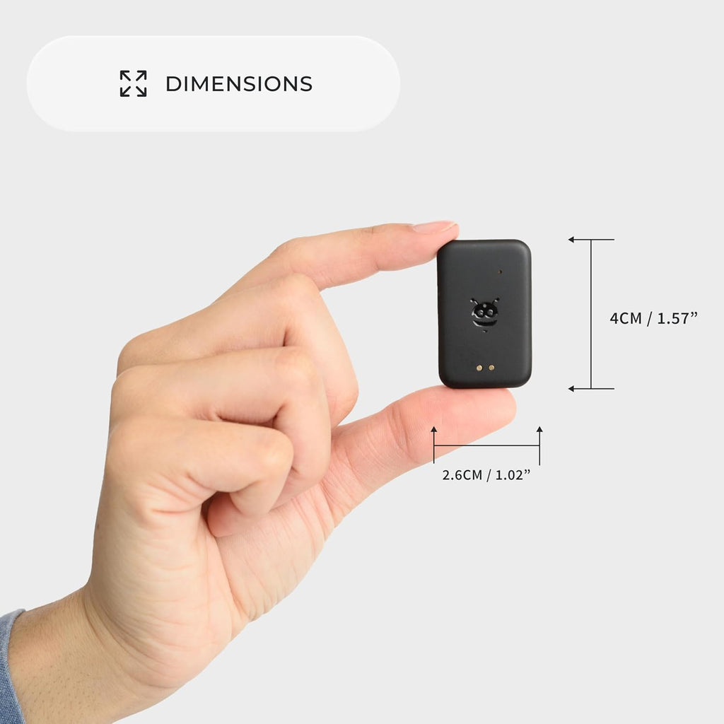 Pebblebee Tag Universal - Rechargeable Mini Item Tracker | Alternative to Air Tag & Android | 8-Month Battery Life | Works with Both Android & iOS Find My App | LED & Sound Alerts