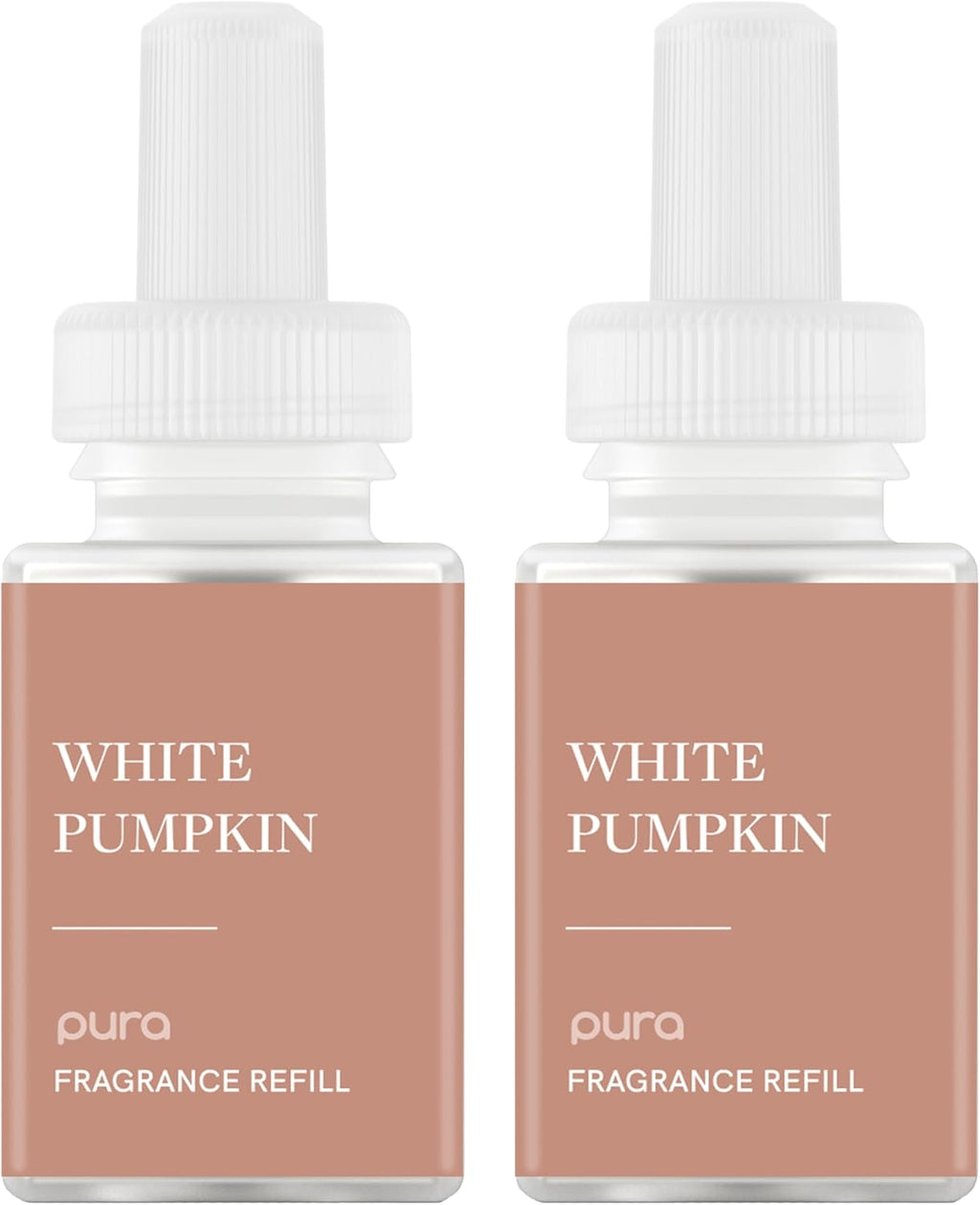 PuraHome Scent Refill - Smart Home Air Diffuser - Up to 120-Hours of Luxury Fragrance per Refill - Home Essential - Clean & Safe Diffuser Fragrance - 2 Pack, White Pumpkin