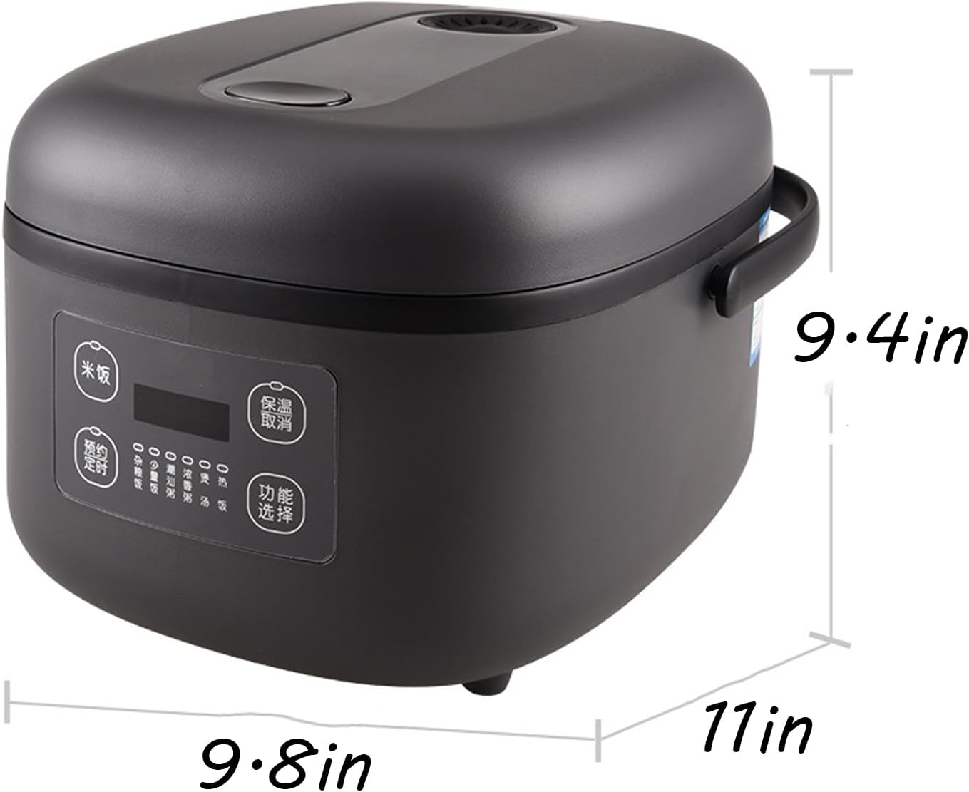Mini Rice Cooker, Non-Stick Inner Pot/5L Large Capacity, Various Cooking Functions, Multi-Function SILS, Smart Touch, Household Portable Electric Cooker