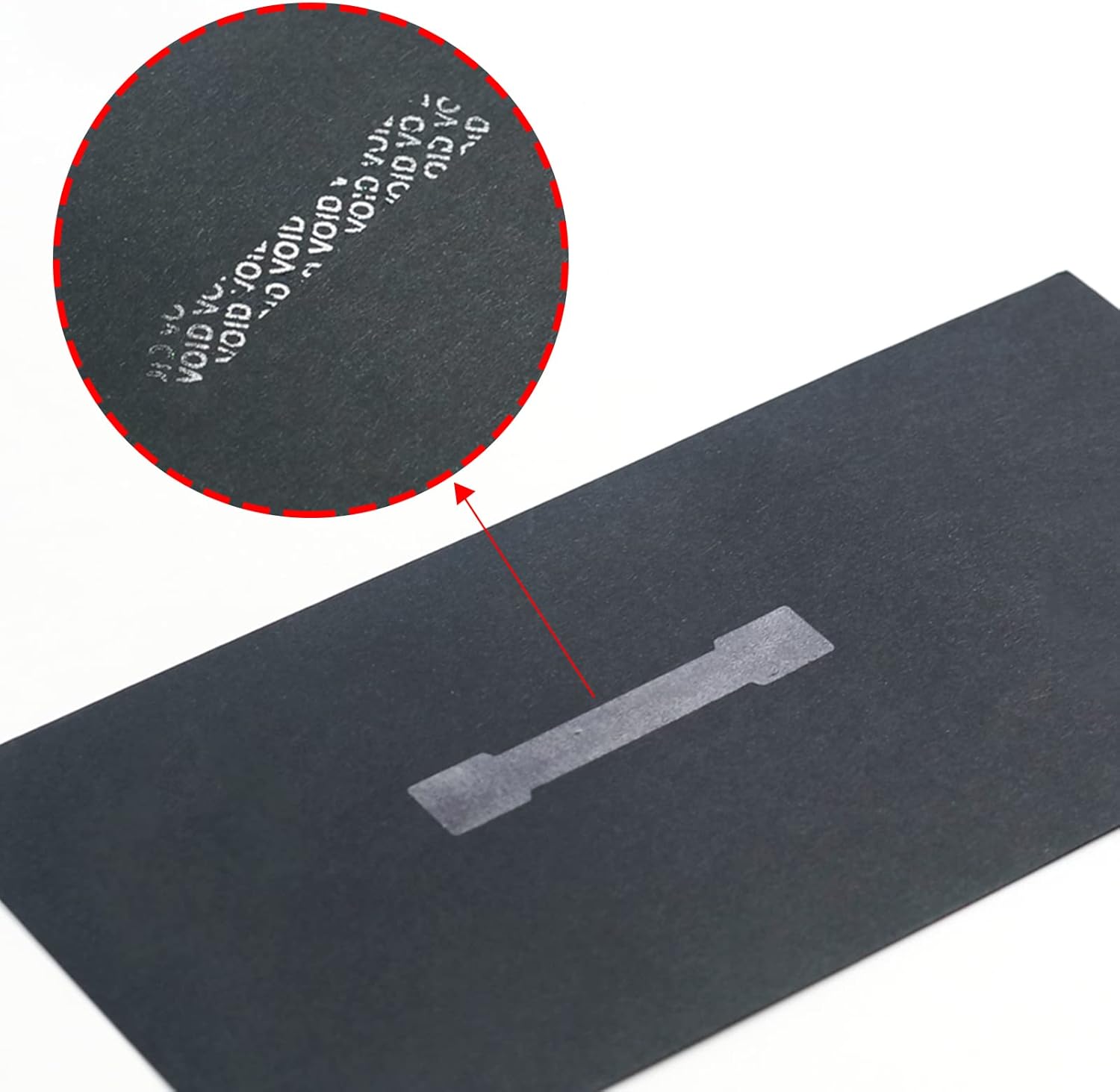 Transparent Blank Tamper Evident Labels Crystal Clear Sealing Package Seal Self Adhesive Security Warranty Void Tamper Proof Stickers (500pcs Bone)