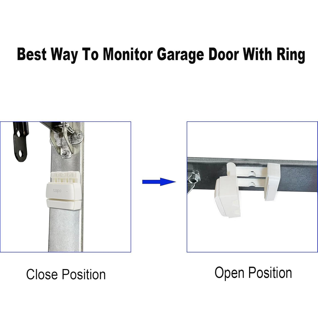 Garage Door Bracket/Mount Compatible with TAPO Alarm Entry Sensors - Quick Installation & More Protection for Your Garage Door (1 Pack)