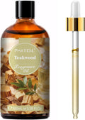 PHATOIL 3.38FL.OZ Teakwood Fragrance Oils for Aromatherapy, Essential Oils for Diffusers for Home, Perfect for Diffuser, Yoga, Skin Care, DIY Candle and Soap Making - 100ml