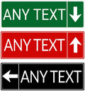 Custom Signs Outdoor Metal, Personalized Street Reflective Sign with Arrow, 8x24 Inches, Single/Double Sided, Rust Free Aluminum-UV Protected and Weatherproof