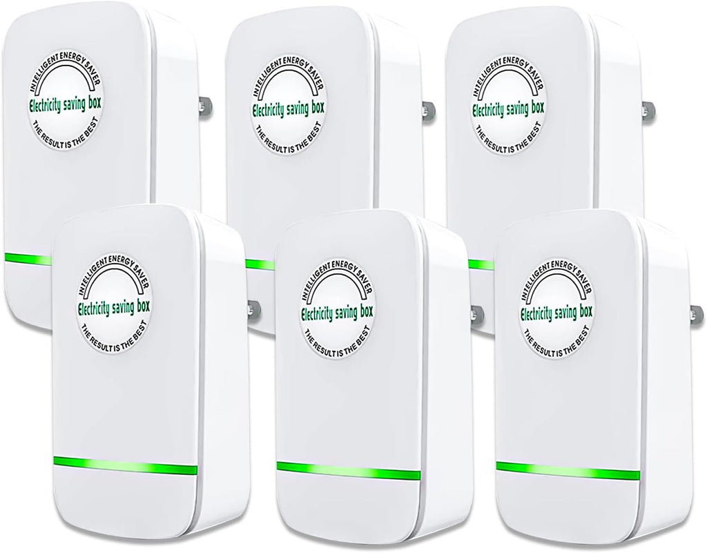 Power Saver Pro, 2025 Stop Watt Energy Saving Device, Intelligent Voltage Stabilization & Power Optimization Energy Saving Device, Household Office Electricity Saving Box US Plug 90V-250V 30KW 6Pack