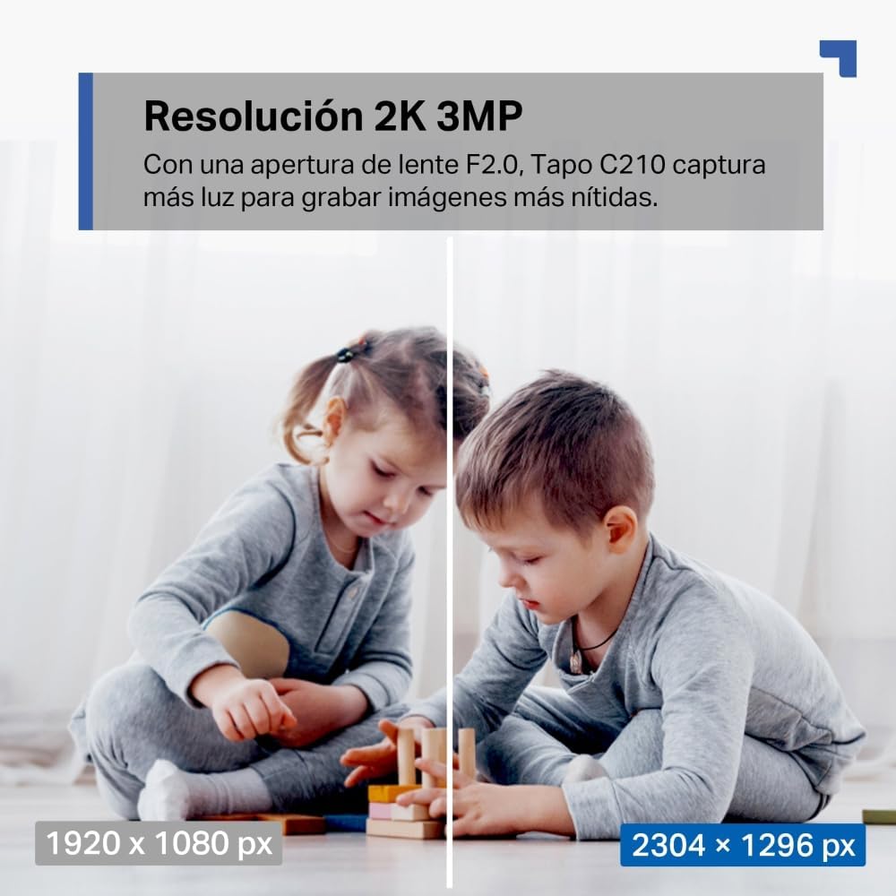 Tapo 2K Pan/Tilt Security Camera for Baby Monitor, Dog Camera w/Motion Detection, 2-Way Audio Siren, Night Vision, Cloud&SD Card Storage, Works w/Alexa & Google Assistant, 2-Pack (Tapo C210P2)