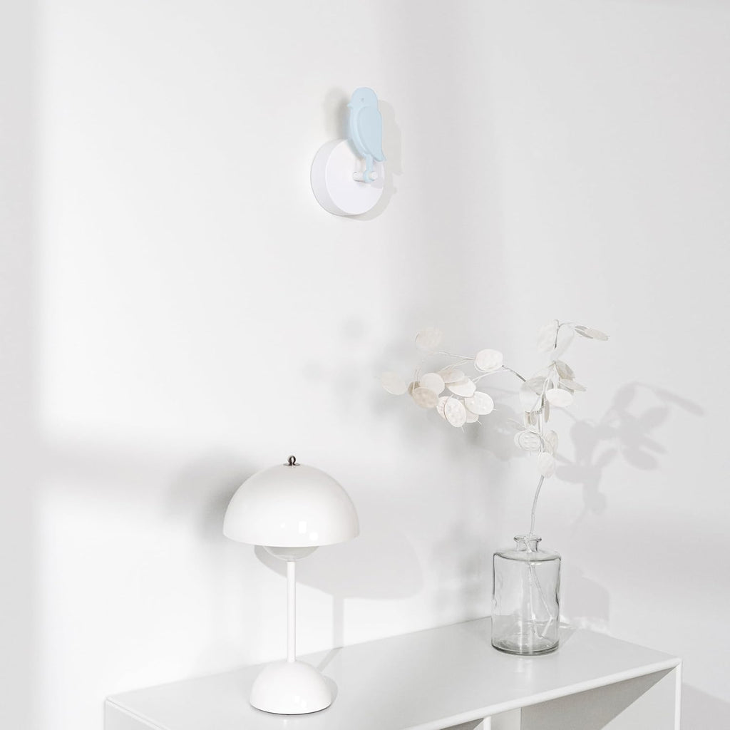 Birdie 2.0 - Design Indoor CO2 Monitor - Air Quality Meter for Home & Office - Promotes Mental & Physical Health - Modern Interior Decor - Reducing Health Risks with Clean Air (Glacier, FullBirdie)