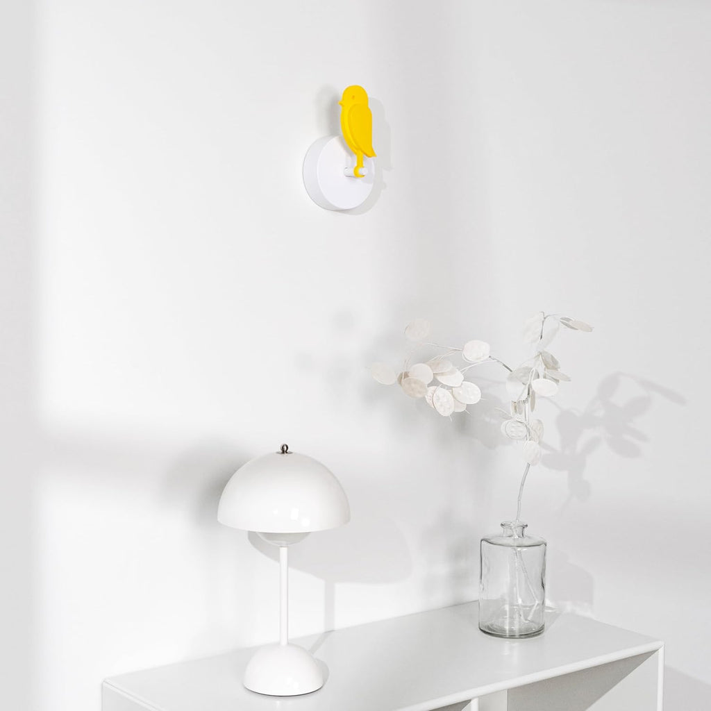 Birdie 2.0 - Design Indoor CO2 Monitor - Air Quality Meter for Home & Office - Promotes Mental & Physical Health - Modern Interior Decor - Reducing Health Risks with Clean Air (Yellow, FullBirdie)
